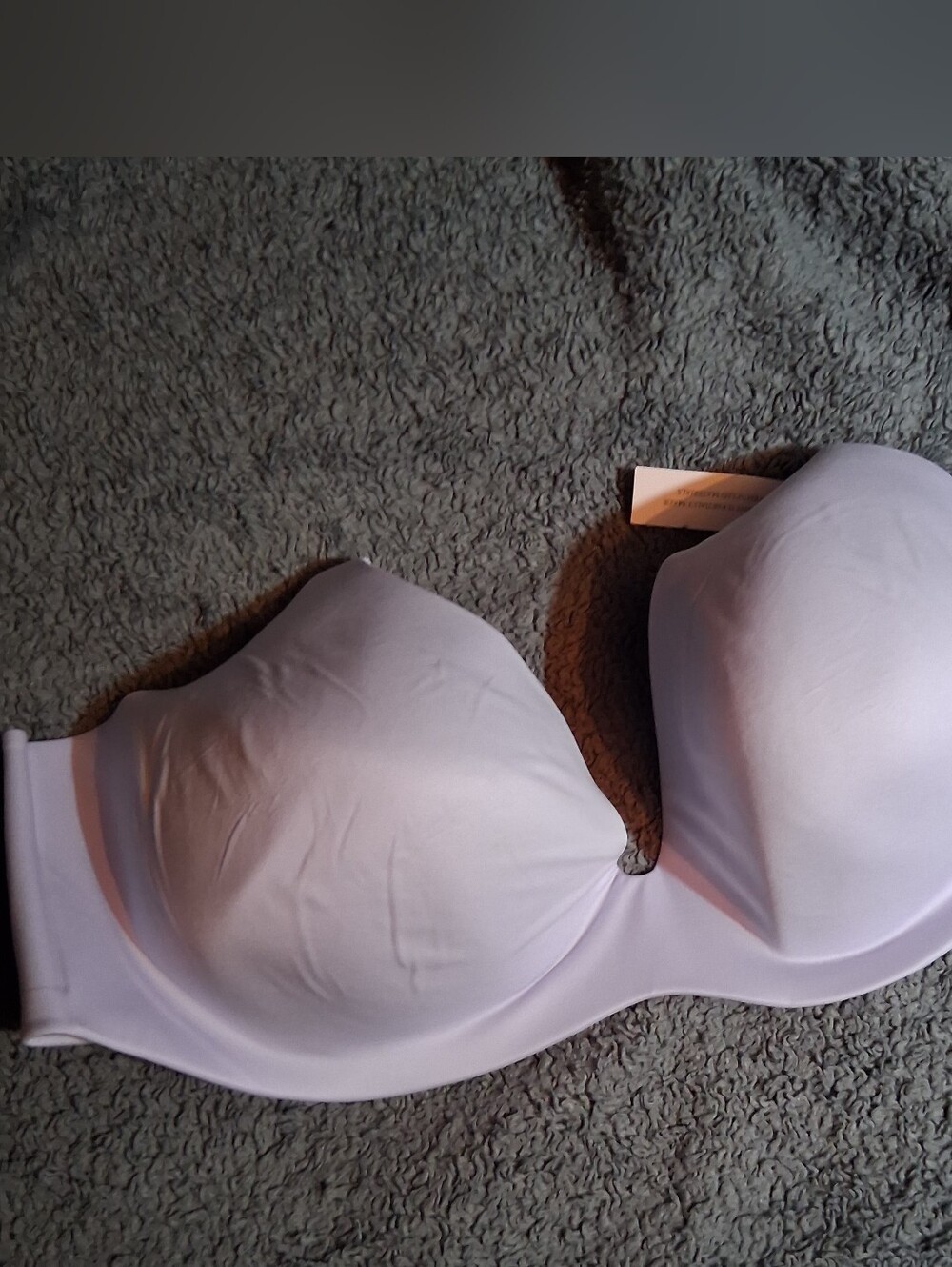 Victoria's Secret Strapless Molded Bra 36DDD Light Lavender NWT